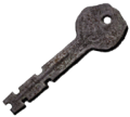 Cast Zinc Key