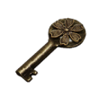 Small Key with Blossom Design