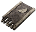 Wooden Card (Waning Moon)
